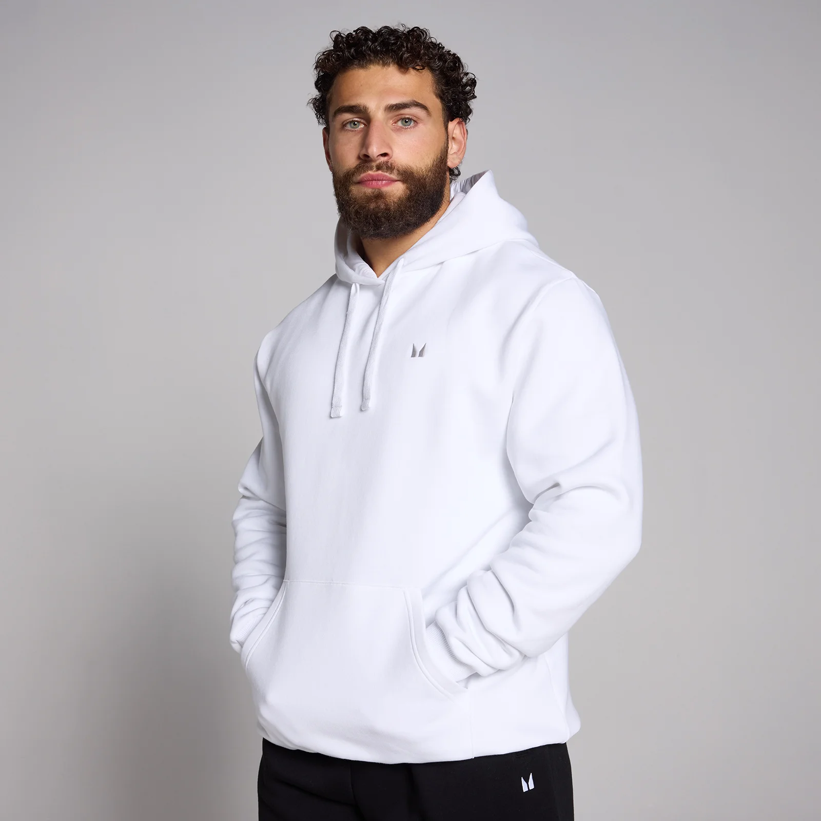 MP Rest Day Hoodie til mænd − Hvid - S Billede 1