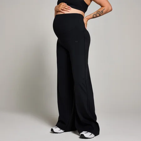 MP kvinders graviditets wide leg leggings - Sort