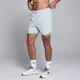 MP 13 cm 2-in-1 Training Shorts til mænd – Lyseblå