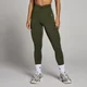 MP Dame Tempo Dipped Waist Leggings - Skovgrøn