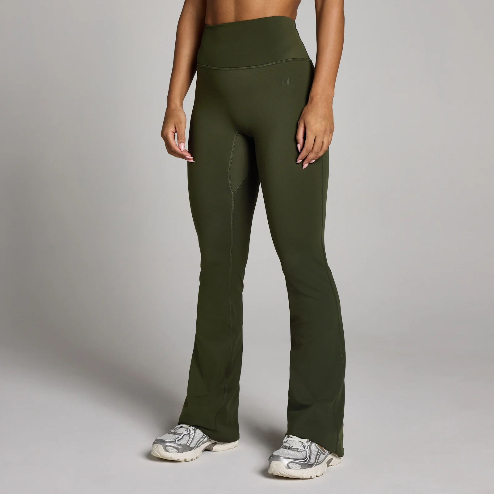 MP Dame Tempo Flared Leggings - Skovgrøn - L Billede 1