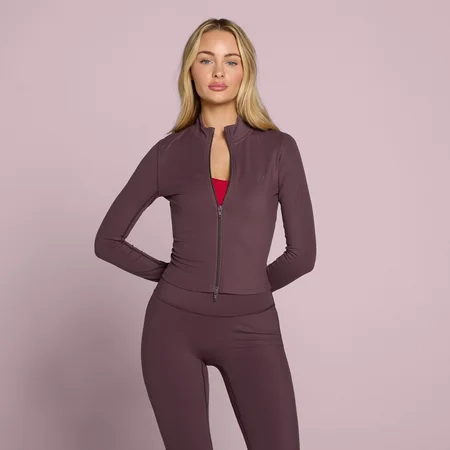 MP Dame Tempo Cropped Jakke - Fudge