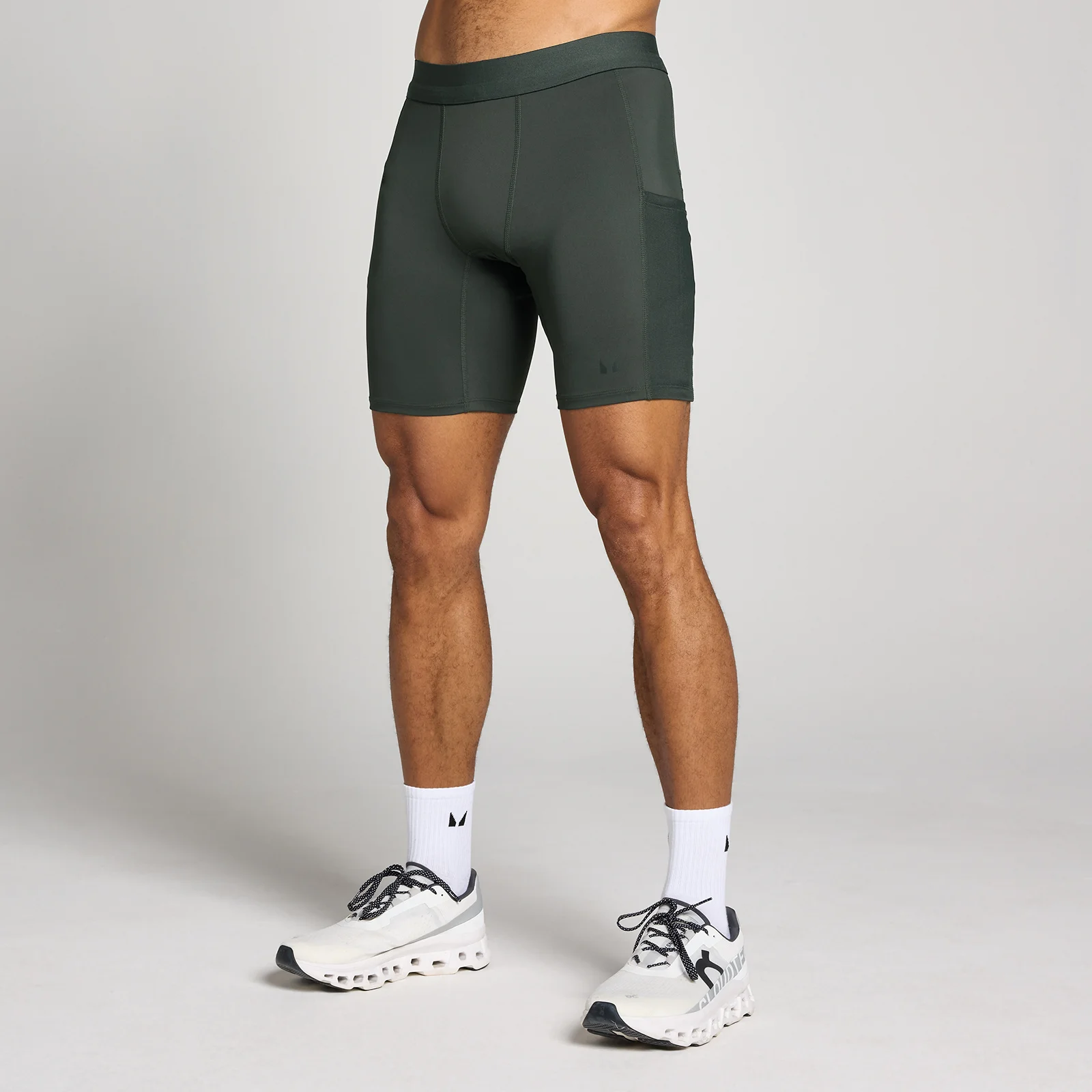 MP Herre Hybrid Pocket Half Tight - Vasket Sort - XS Billede 1