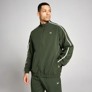 MP Herre Tempo Panel Vævet Jakke - Skovgrøn - Size XS