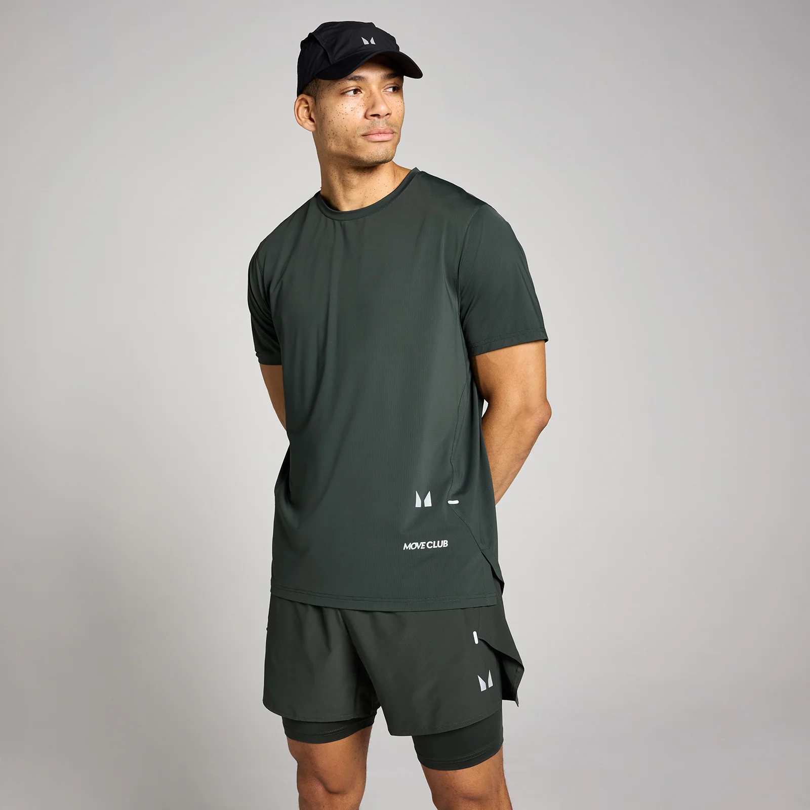MP Herre Hybrid Mesh T-Shirt - Vasket Sort - XS Billede 1