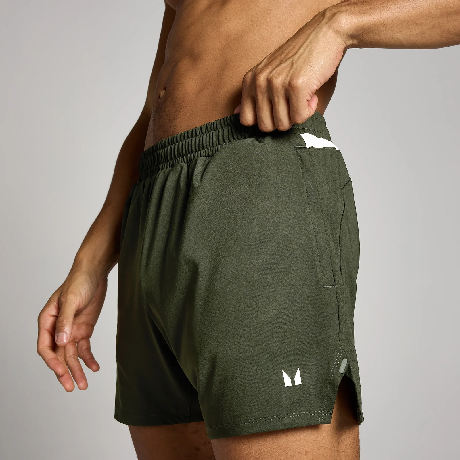 MP Herre Tempo Panel 5" Shorts - Skovgrøn - XS Billede 1