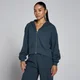 MP Women's Lightweight Loopback hættetrøje med lynlås - Falmet Blå