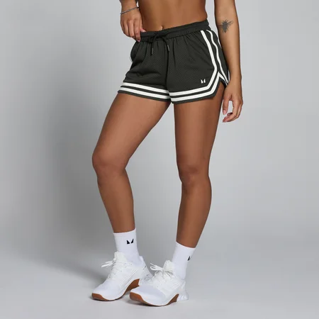 MP Women's Lift Contrast Mesh Shorts - Vasket Sort