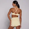 MP Tempo Twist Back sports-bh til kvinder - Butter