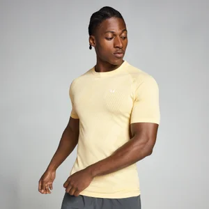 MP Men's Tempo Pillar Graphic Seamless T-Shirt - Butter - Size XXL