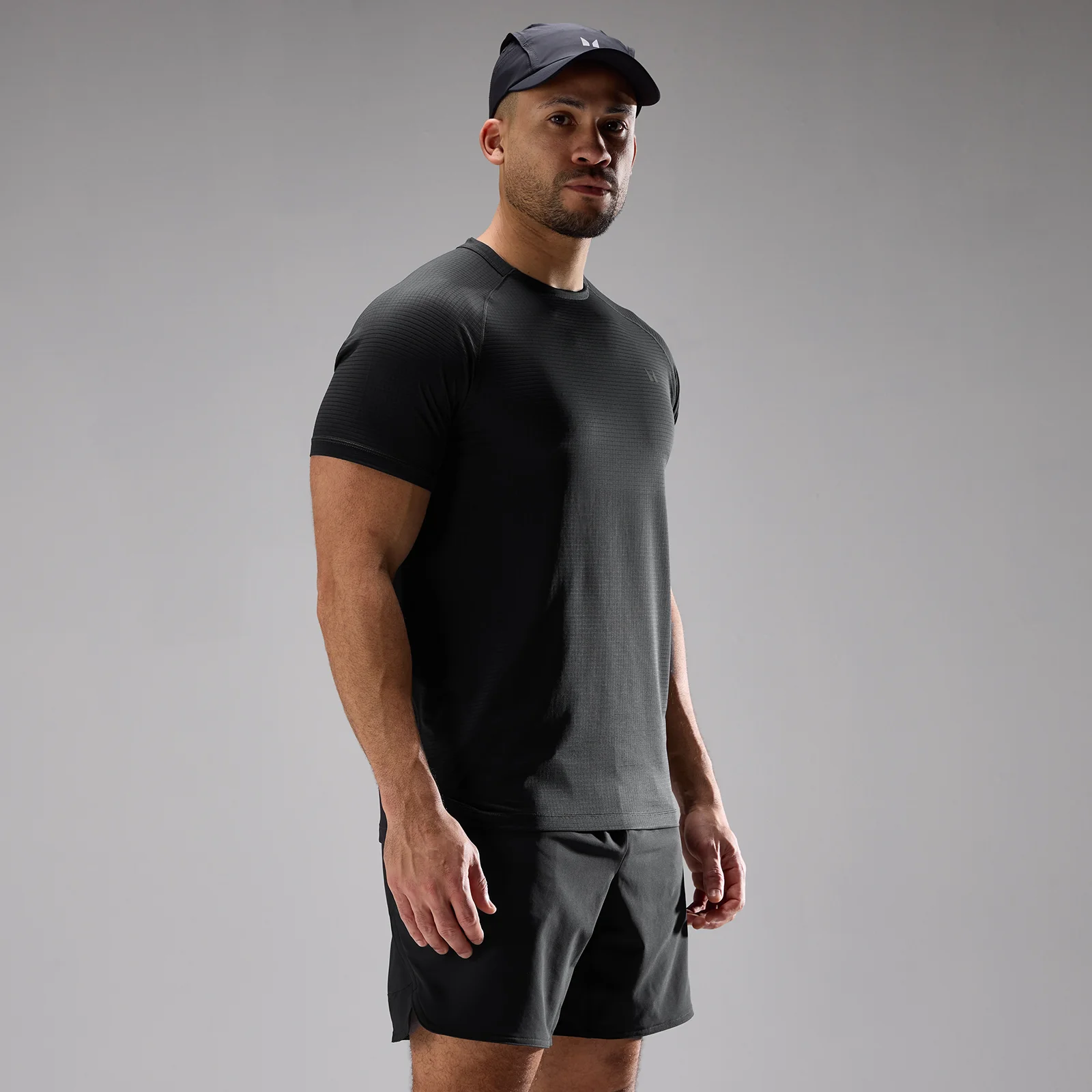MP Men's Training Ultra Gridded T-Shirt - Sort - L Billede 1