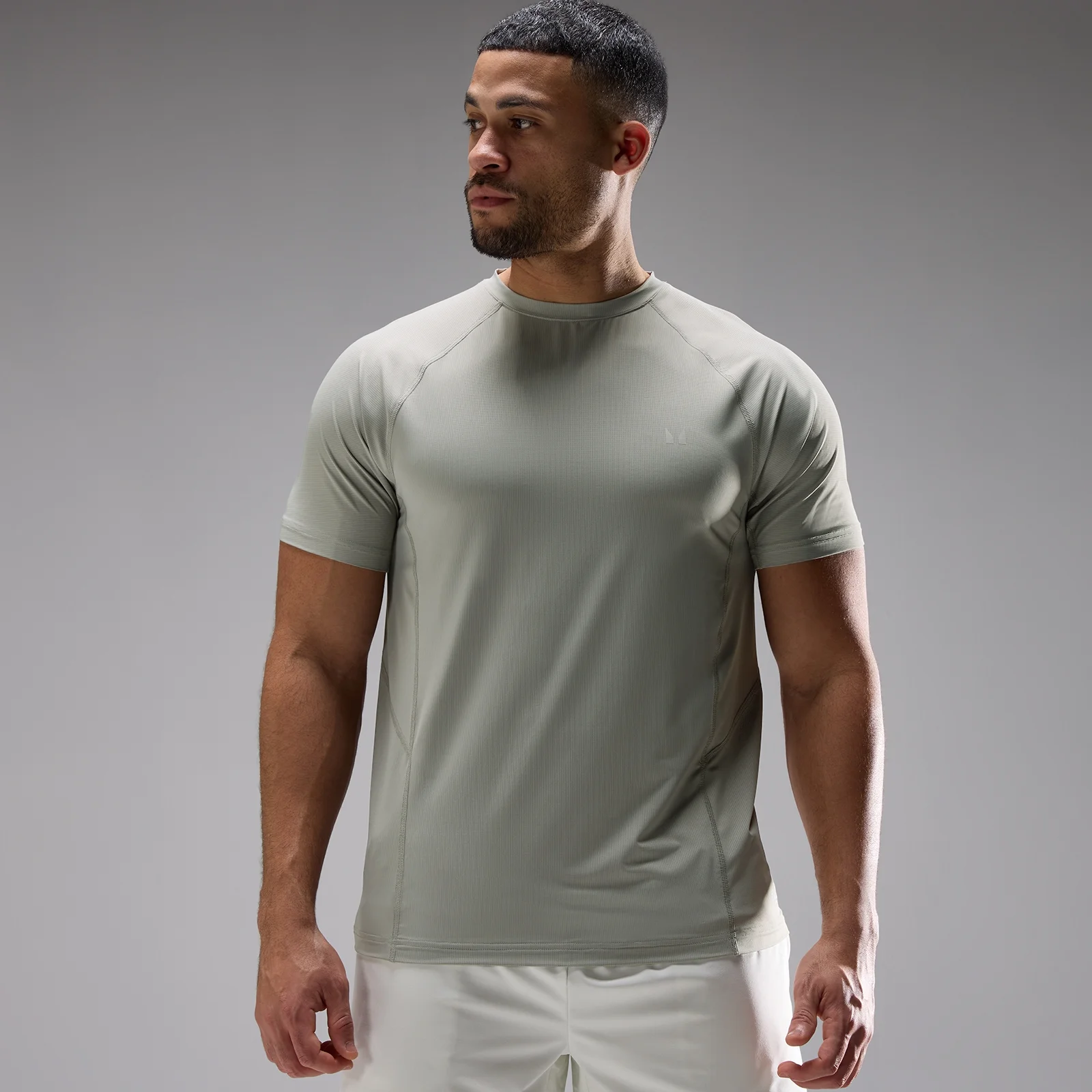 MP Herre Training Ultra Mesh T-Shirt - Fossil - XS Billede 1