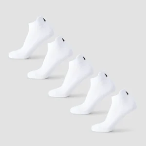 MP Unisex Træningssokker (5 Pak) - Hvid - Size UK 6-8