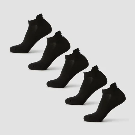 MP Unisex Ankelsokker (5-pak) - Sort