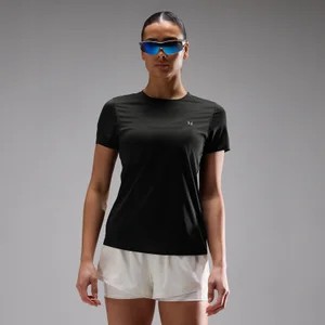 MP Dame Velocity Ultra Mesh T-Shirt - Sort - Size S