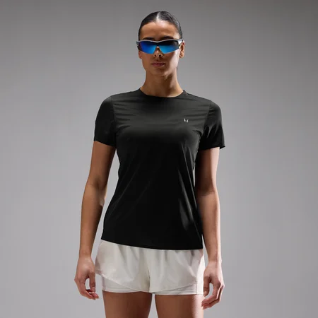 MP Dame Velocity Ultra Mesh T-Shirt - Sort