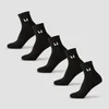 MP Unisex Ankelsokker (5-pak) - Sort