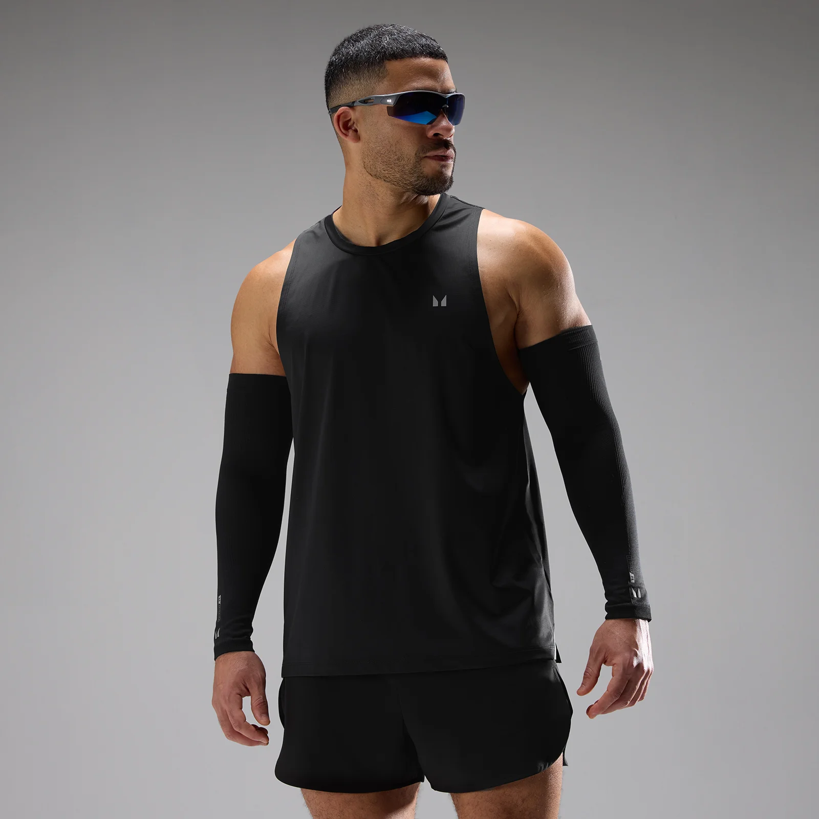 MP Herre Velocity Ultra Mesh Tanktop - Sort - M Billede 1