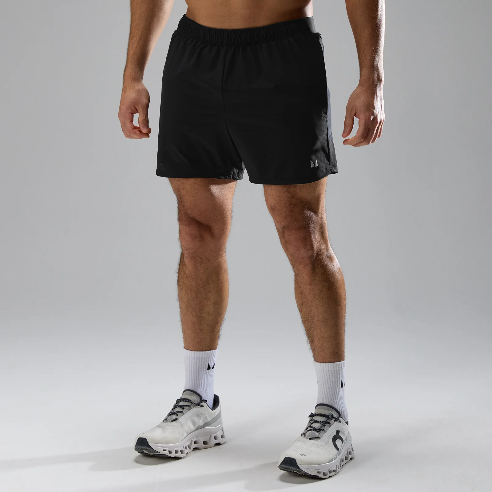 MP Herre Velocity Ultra 5" 2-i-1 Mesh Shorts - Sort - S Billede 1