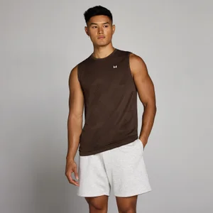 MP Men's Tempo Pillar Graphic Seamless Tank - Kakao - Size XS