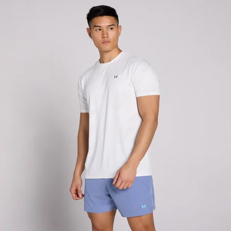 MP mænds Active Training Pillar grafisk t-shirt - Hvid