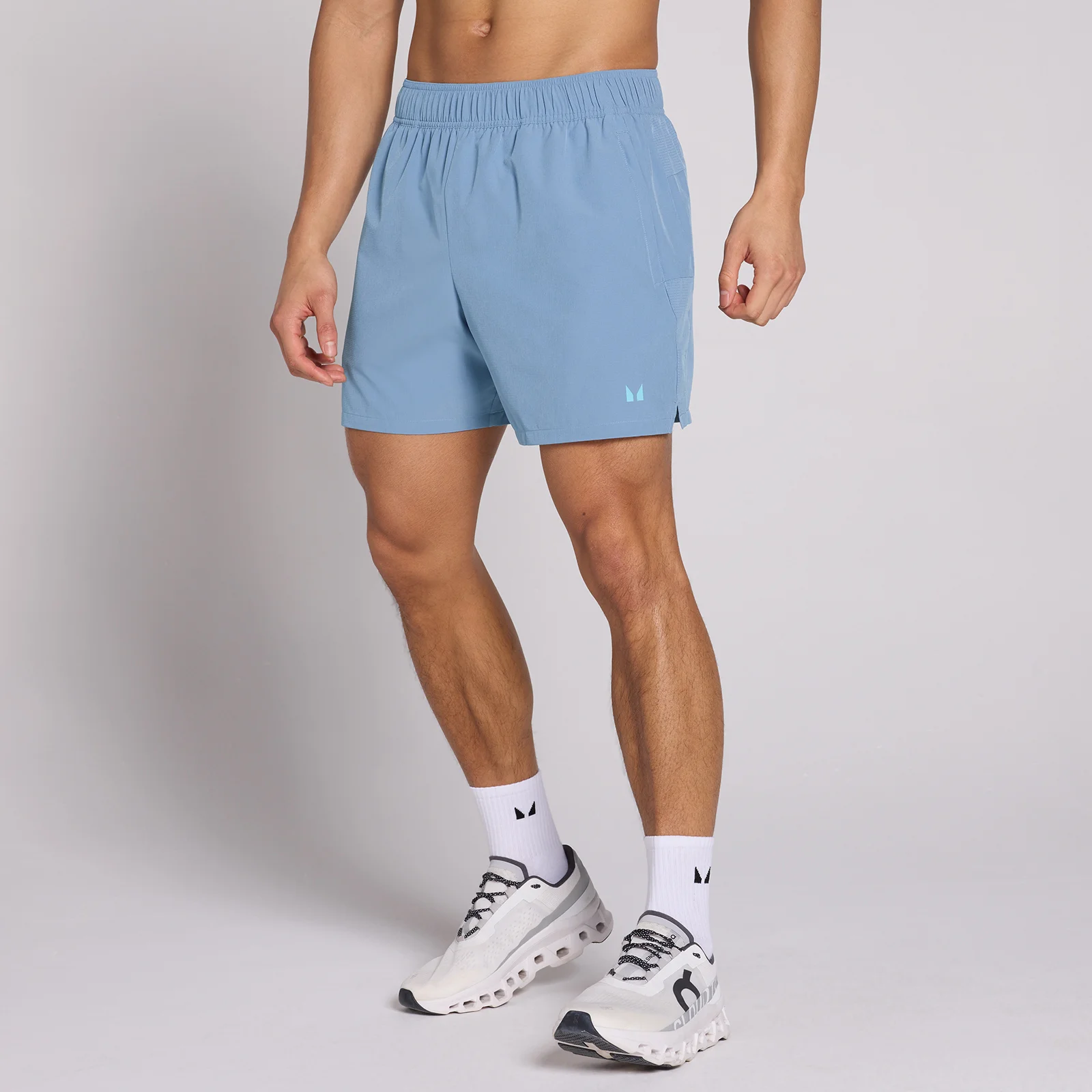 MP Men's Active Training 5" Pocket Short - Fog Blue - L Billede 1