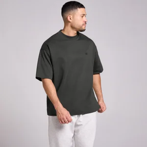 MP Herre Oversized Bomulds T-Shirt - Vasket Sort - Size XS