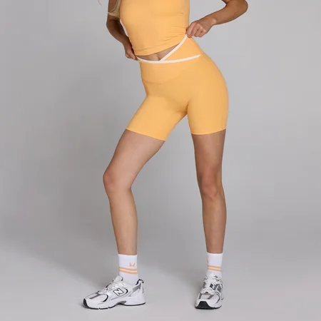 MP Dame Tempo Kontrast Shorts - Fersken
