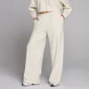 MP Dame Waffle Mellemhøj Straight Leg Joggingbukser - Ivory