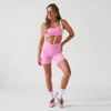 MP Dame X Tatiana Contrast Dipped Waist Shorts - Pretty Pink
