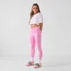MP Dame X Tatiana Contrast Dipped Waist Leggings - Lyserød