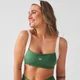 MP Dame X Tatiana Contrast Twist Back Sports-BH - Palm Green