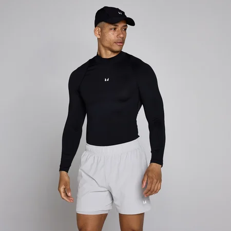 MP Men's Training High Neck Long Sleeve Baselayer - Sort