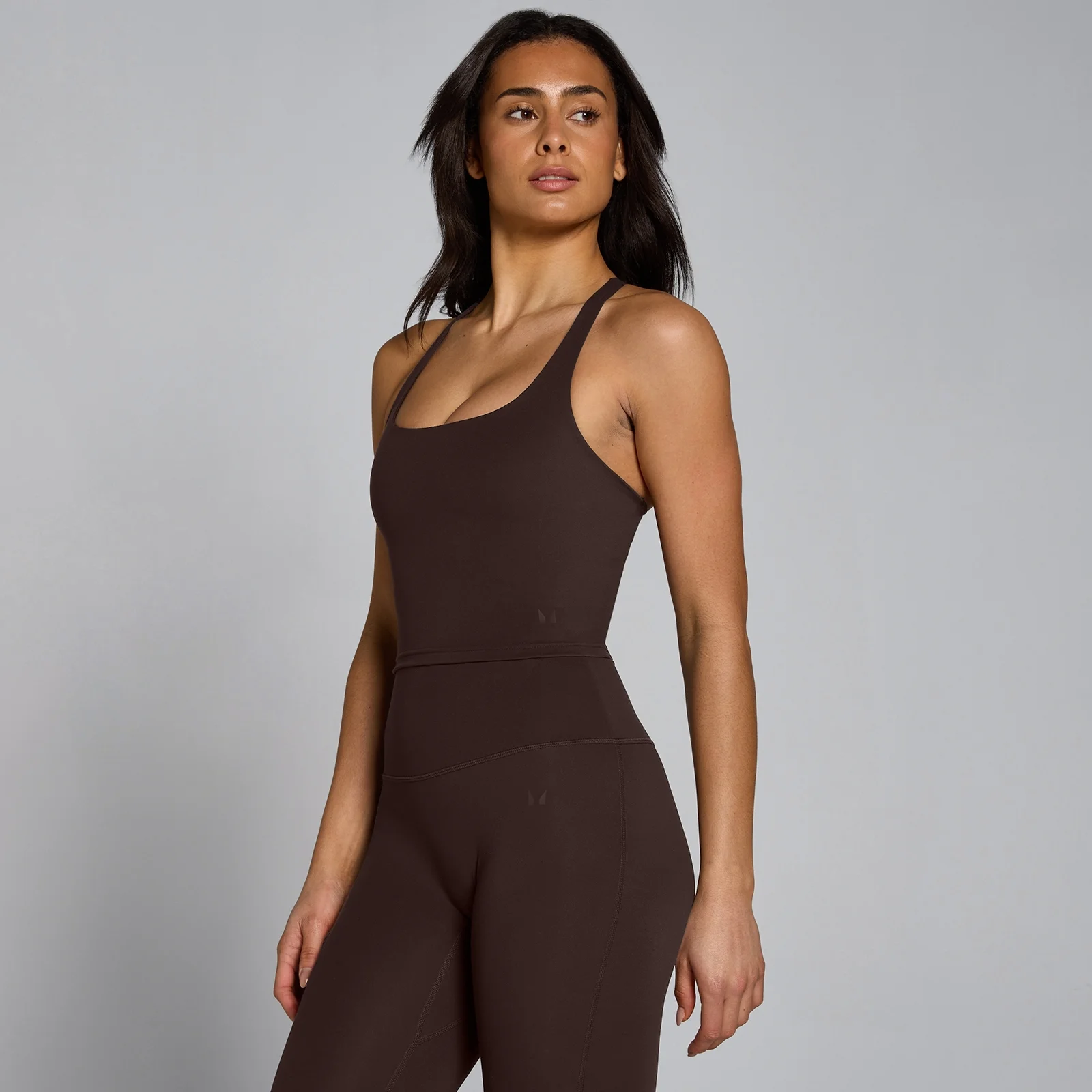 MP Women's Tempo Strappy Racerback Vest - Cocoa - L Billede 1