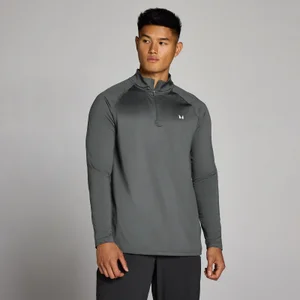 MP Herre Trænings 1/4 Lynlås - Mørkegrå - Size M