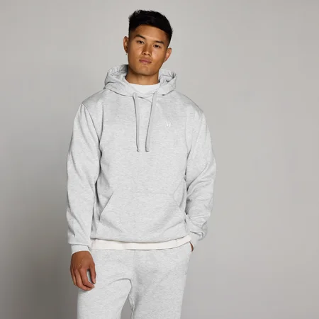 MP Herre Rest Day Hoodie - Lys Grå Meleret