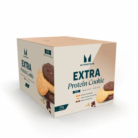 Extra Protein Cookie Variety Box | 12 Cookies