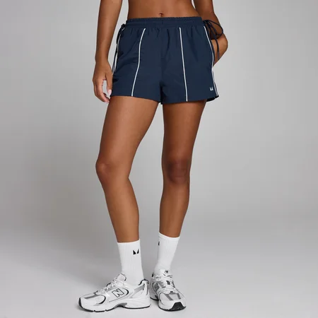 MP Dame Tempo Contrast Tie Vævet Short - Midnatsblå