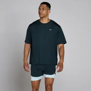 MP Hybrid oversized mesh t-shirt til mænd - Vasket blå - Size S