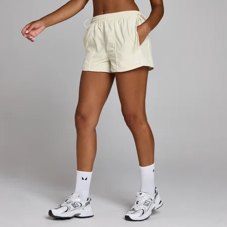 MP Dame Tempo Contrast Tie Vævet Short - Ørkenbeige