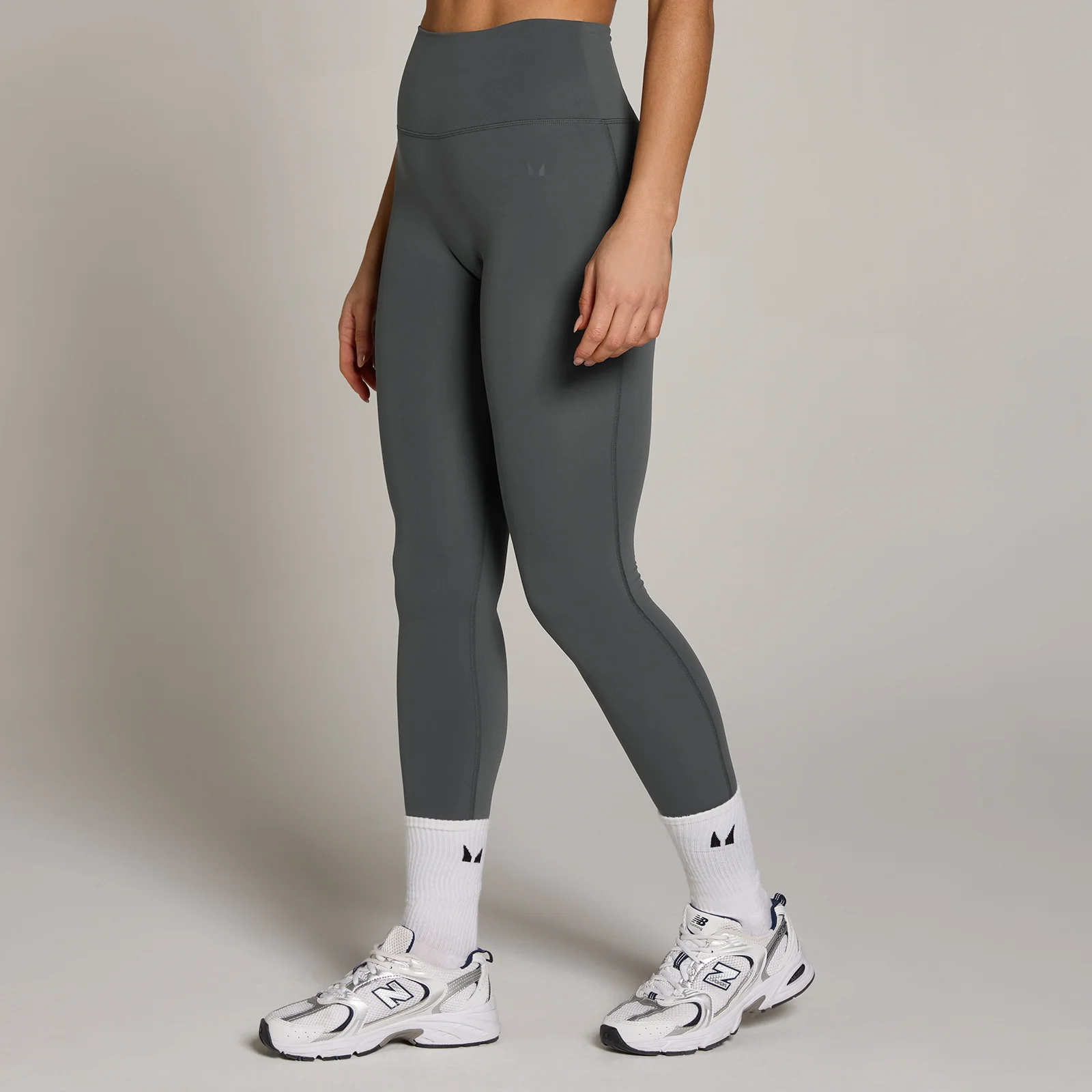 MP Dame Tempo Højtaljet Leggings - Mørkegrå - S Billede 1
