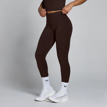 MP Dame Tempo Højtaljet Leggings - Kakao