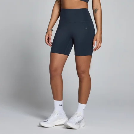 MP Dame Tempo Højtaljet Shorts - Mørk Marineblå
