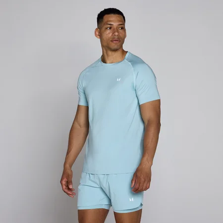 MP Men's Training Short Sleeve T-Shirt - Isblå
