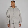 Oversized 2-Way Zip Hoodie - Chalk Grey