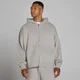 Oversized 2-Way Zip Hoodie - Chalk Grey