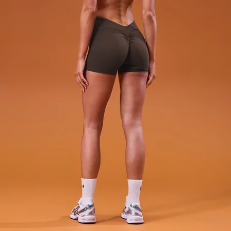 MP Women's Tempo Dipped Waist Short - Kakao