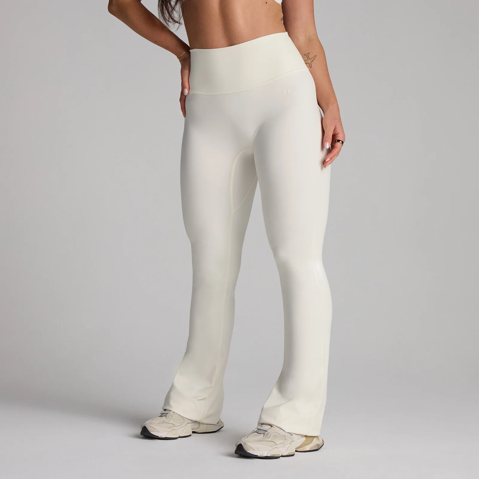 MP Women's Tempo Flared Leggings - Kokosnød - M Billede 1