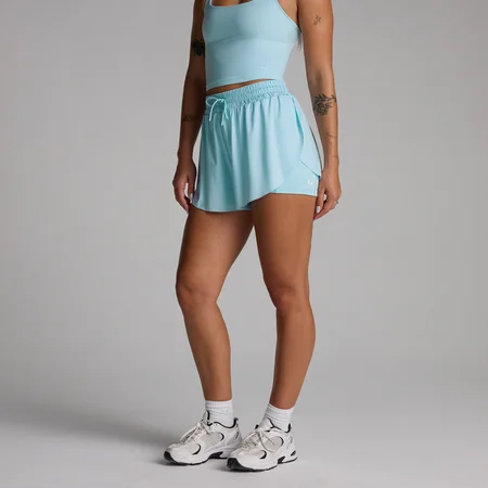 MP Women's Tempo 2 In 1 Floaty Shorts - Himmelblå