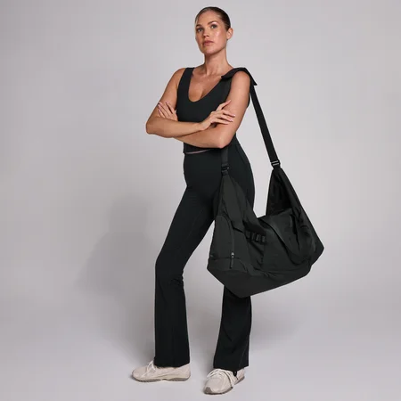 MP XL duffelbag - Vasket sort